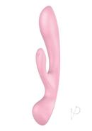 Satisfyer Triple Oh Rechargeable Silicone Dual Stimulating...