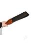 Prowler Red Leather And Wood Flapper Paddle - Black/brown